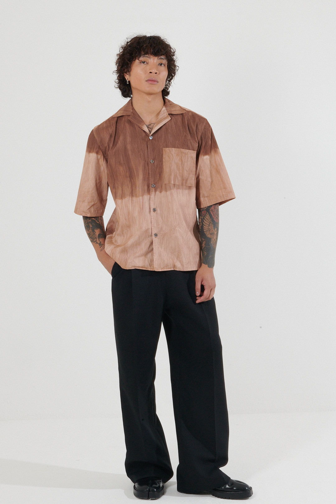 Sahara Sun-Faded Camp Collar Shirt