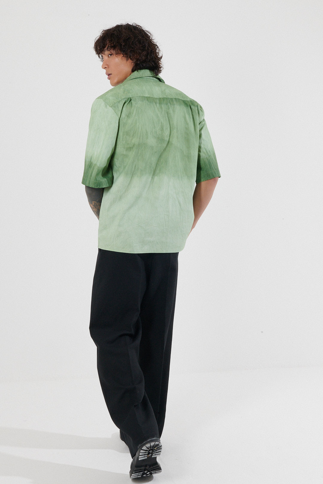 Amatola Ombre Sun-Faded Camp Collar Shirt