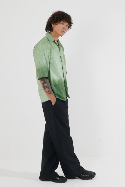 Amatola Ombre Sun-Faded Camp Collar Shirt