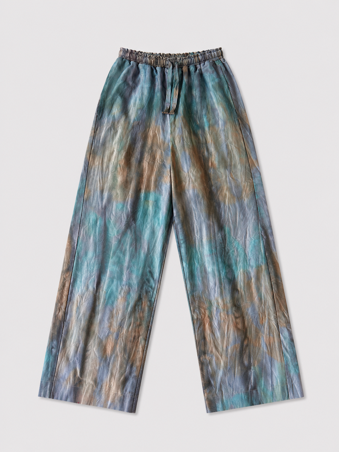 Aurora Wide-Leg Drawstring Trousers