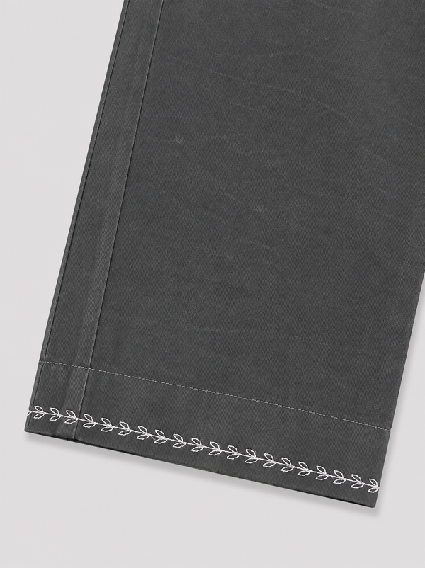 Midnight Wide-Leg Drawstring Trousers