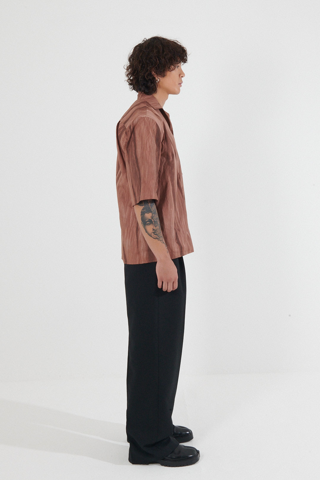 Pendjari Sun-Faded Camp Collar Shirt