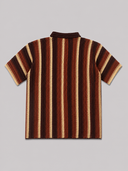 Espresso Stripe Polo shirt