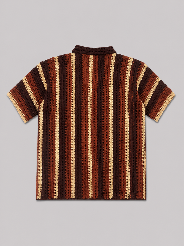 Espresso Stripe Polo shirt