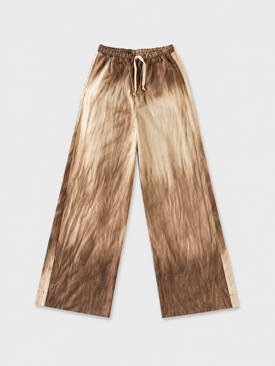 Sun-Faded Ombre Wide-Leg Trousers