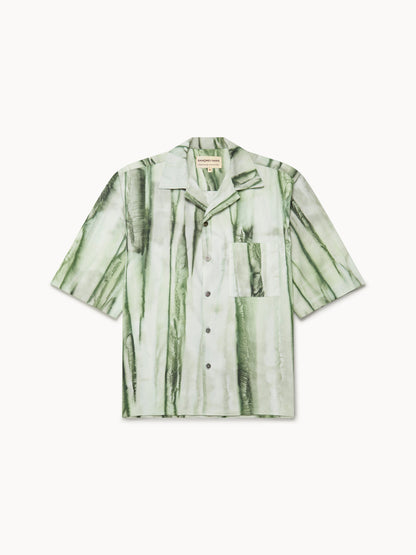 Akniy Green Sun-Faded Shirt